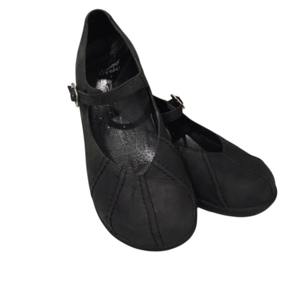 Dansko Black Mary Jane Flats Comfortable Shoes 39